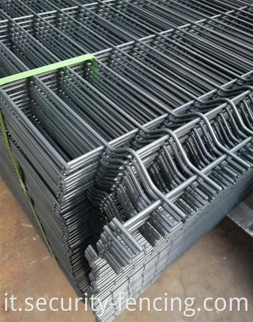 Vendita calda in polvere o recinzione in rete a filo saldato zincato rivestito in PVC